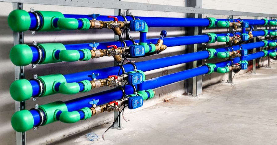 ERIKS - Aquatherm - kunststofleidingsysteem - hoofdleidingen - transportleidingen - technische ruimte