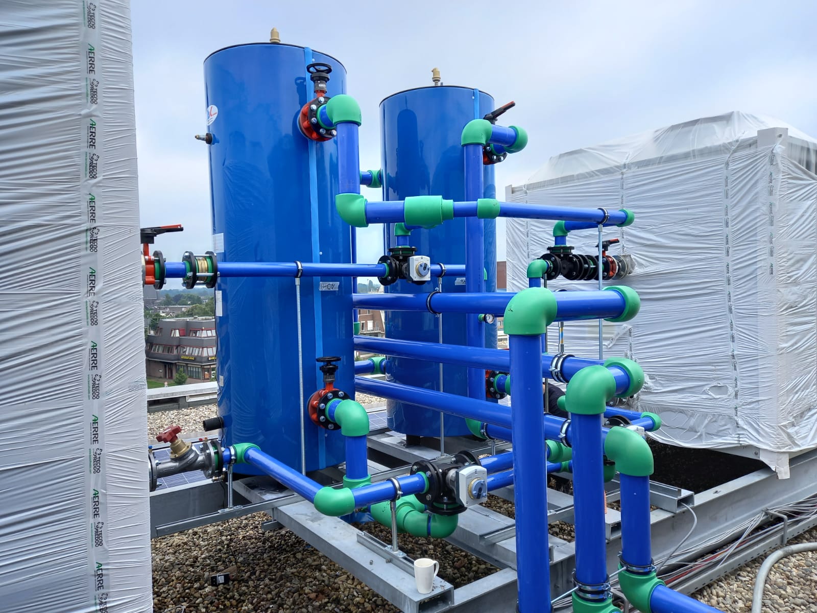 ERIKS - Aquatherm - kunststofleidingsysteem - hoofdleidingen - transportleidingen - technische ruimte