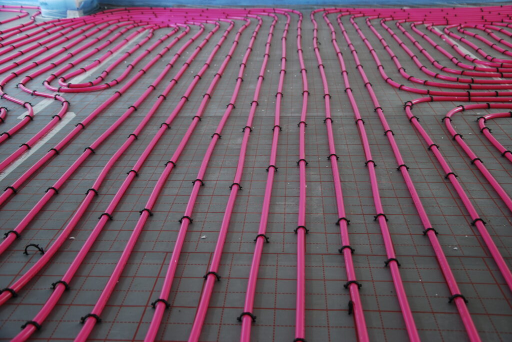 RIHO vloerverwarming project tackerisolatie