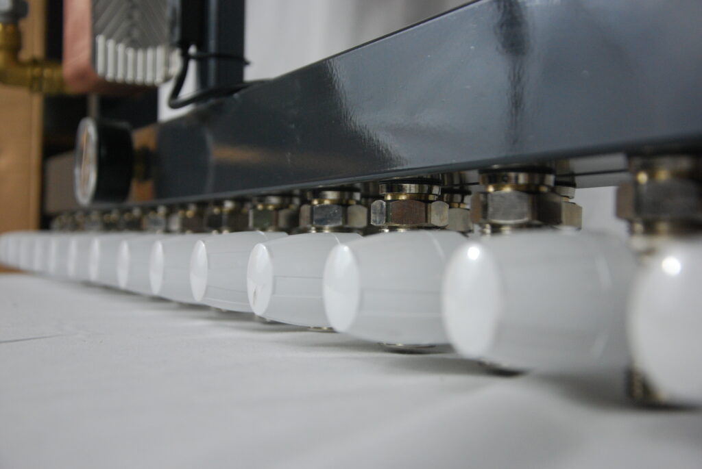 Maatwerk RIHO vloerverwarming verdeler wisselaars