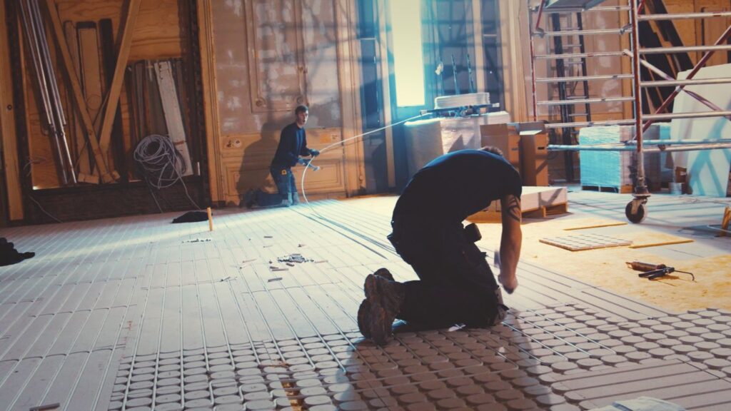 RIHOCELL droogbouw vloerverwarming systeem