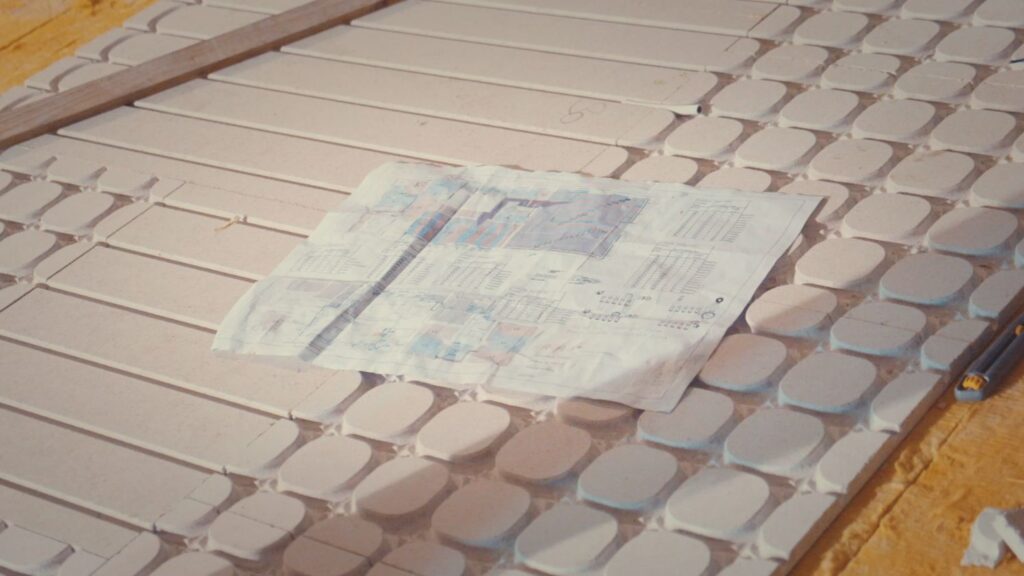 RIHOCELL droogbouw vloerverwarming systeem