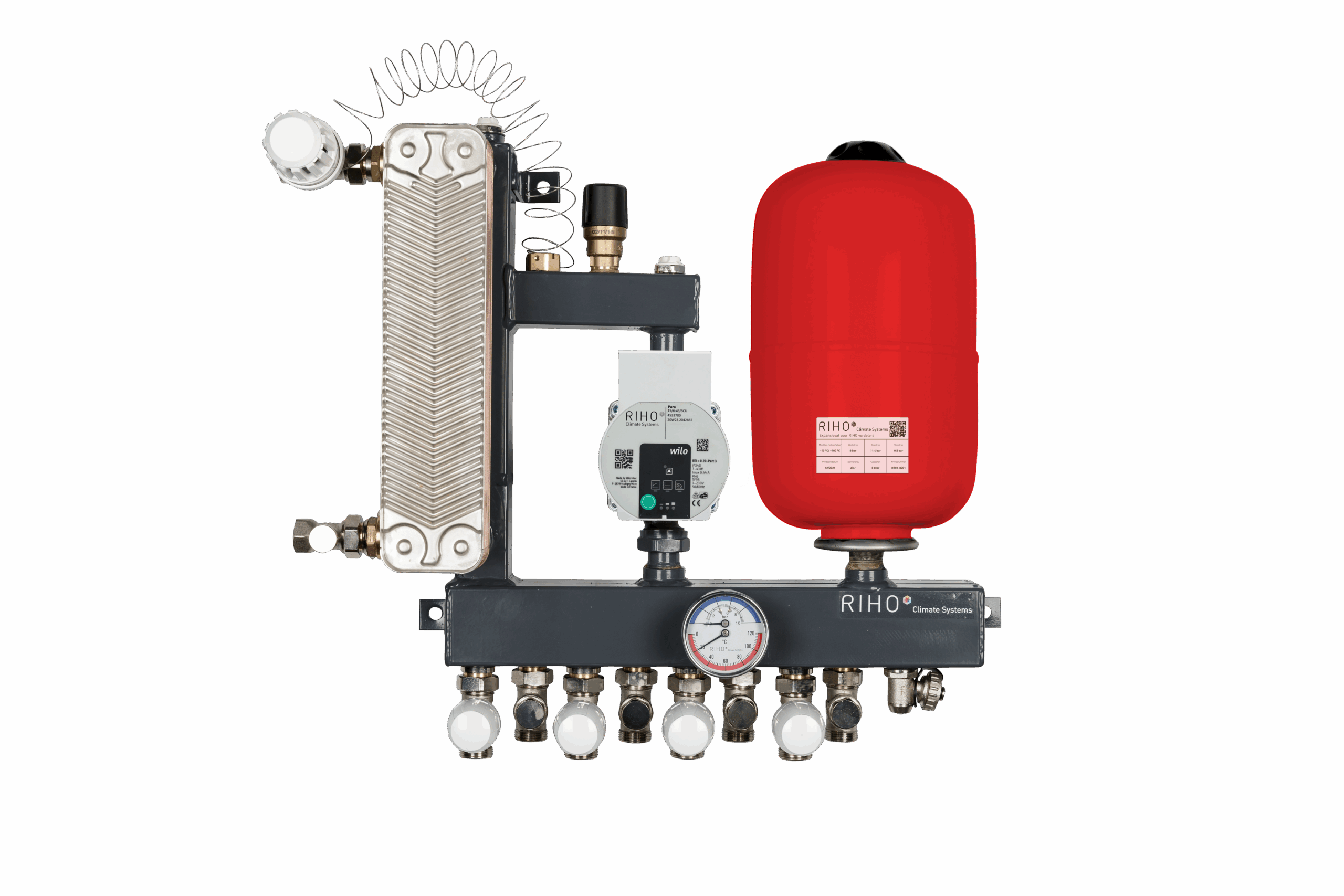 RIHO Verdeelstation, en oprit verdeelstation