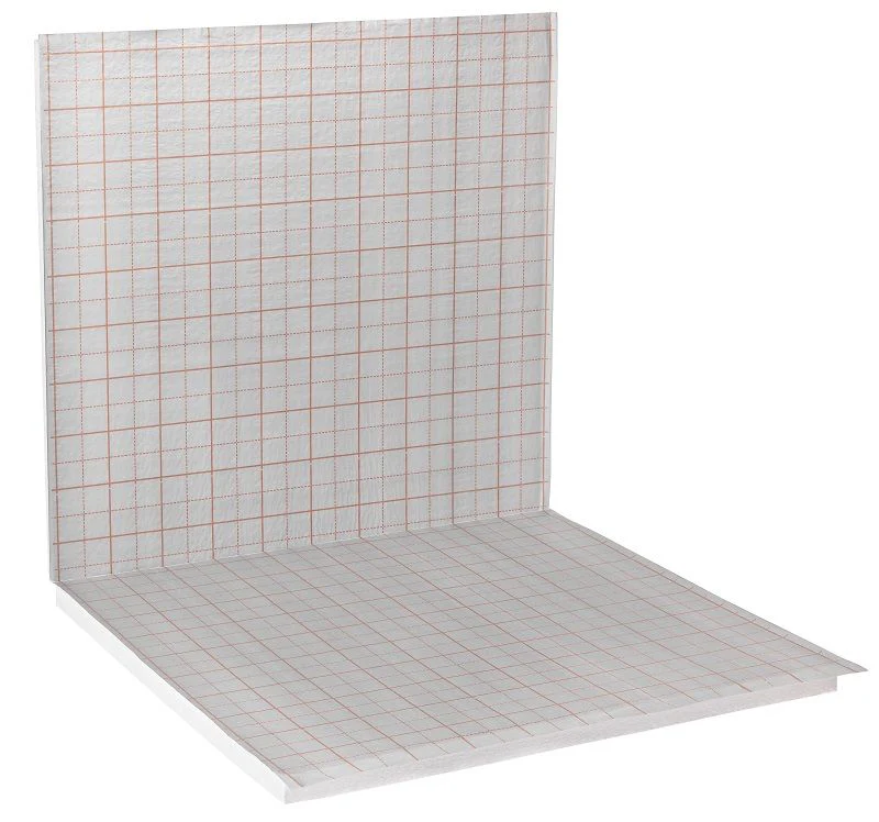 Tackerplaten voor vloerverwarming met raster