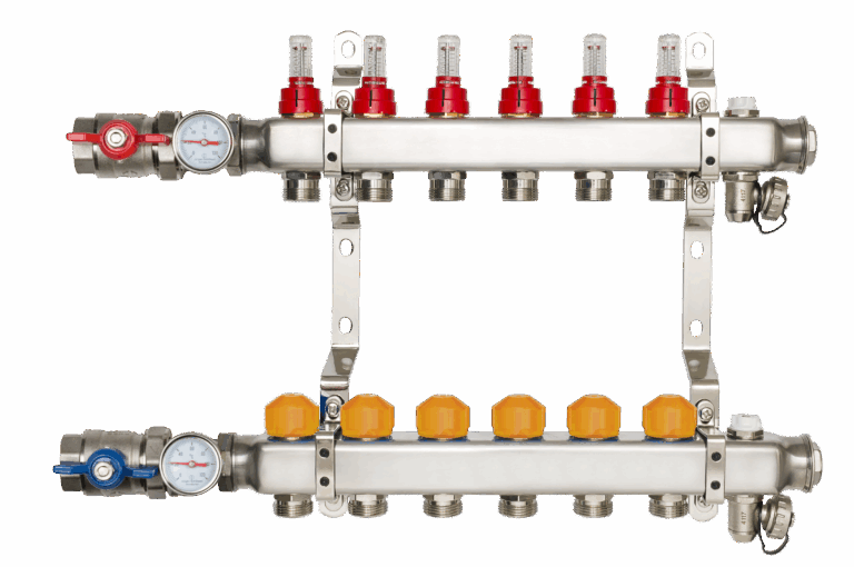 VK constant Flow RVS vloerverwarming verdeler