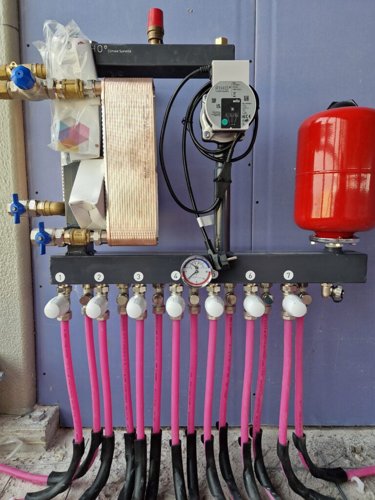 speciale verdeler vloerverwarming vloerverwarmingsverdeler