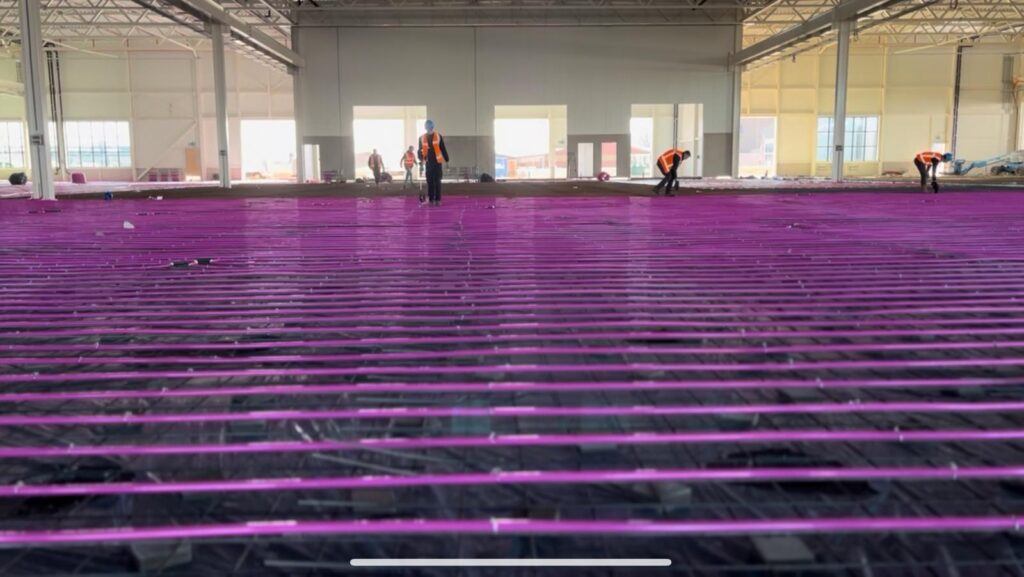 Vloerverwarming hal scania zwolle