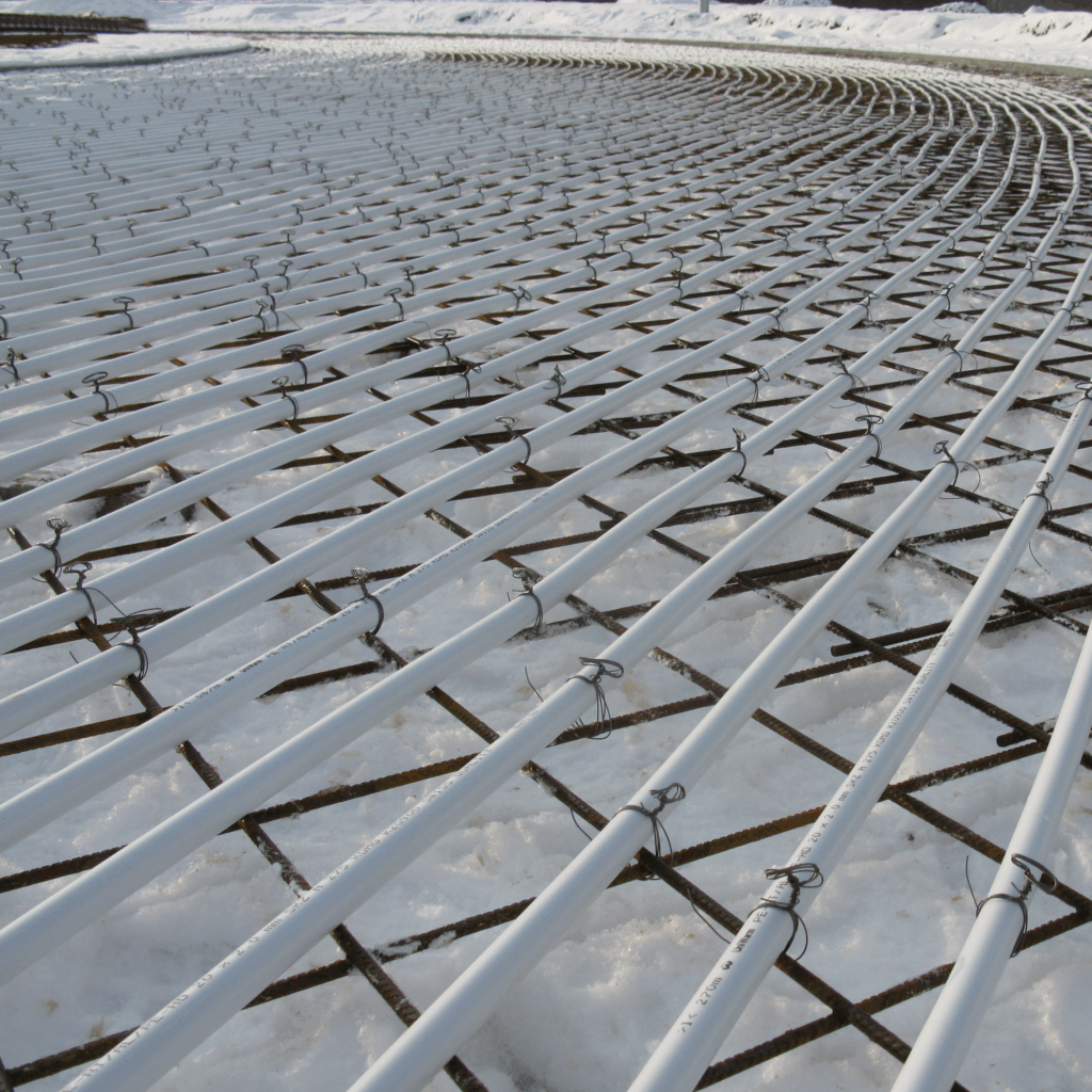 Omnisport Apeldoorn vloerverwarming ijsbaan buitenbaan