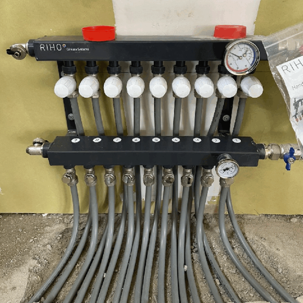 Vloerverwarmings verdeler