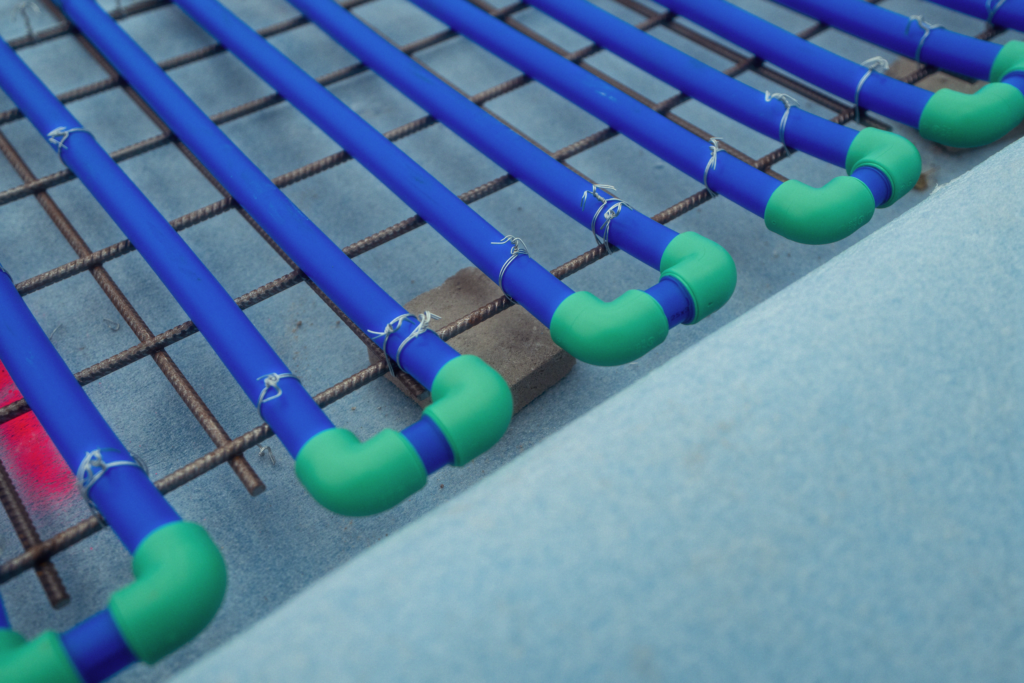 Strakke aquatherm bochten, gelast