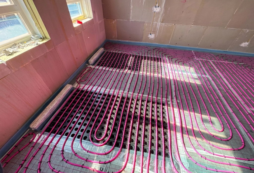 Ventilatie vloerverwarming