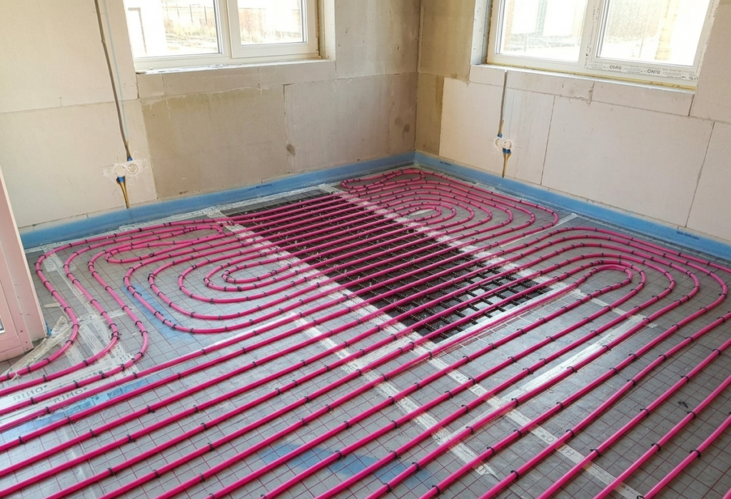 Ventilatie vloerverwarming