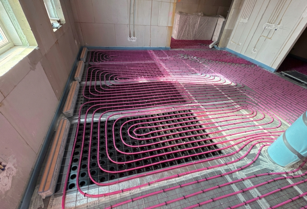 Ventilatie vloerverwarming